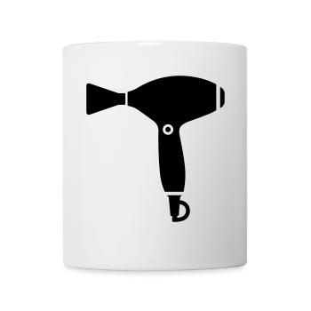 Hair dryer - Mug - white - Front