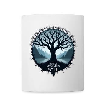 Wo Metall auf Mythos trifft ! - Tasse - Weiß - Vorne
