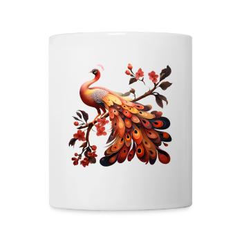 Elegance in feathers: - Mug - white - Front