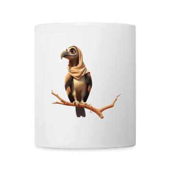 Ein Vogel mit Stil und einem Hauch von Geheimnis - Tasse - Weiß - Vorne