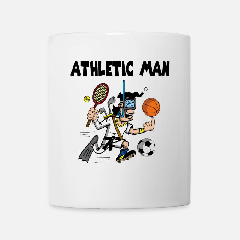 Der versierte Sportler - Tasse - Weiß