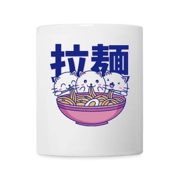 Ramen Cat Club - Mug - white - Front