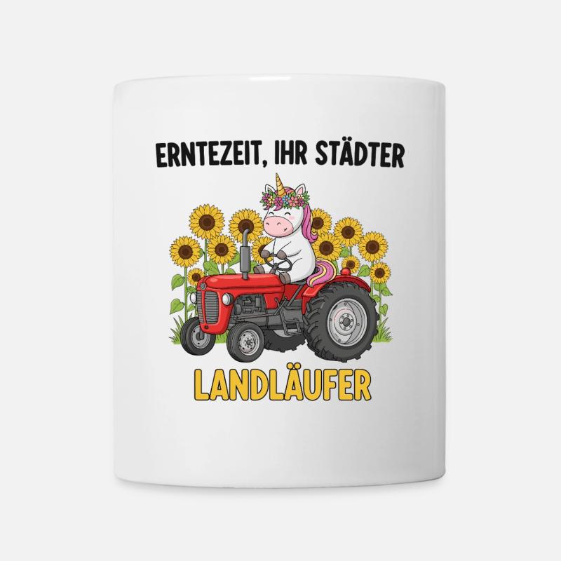 Erntezeit Landläufer - Tasse - Weiß