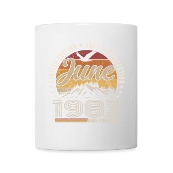 June 1983 42nd Anniversary Gift June 1983 Retro - Mug - white - Front