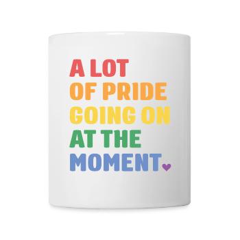 LGBTQ Pride Month - A Lot of Pride - Mug - white - Front