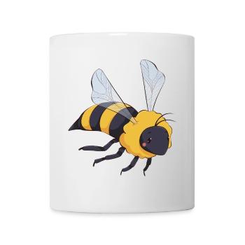 Biene - Tasse - Weiß - Vorne