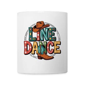 Line Dance mein Hobby - meine Passion - mein Ding - Tasse - Weiß - Vorne