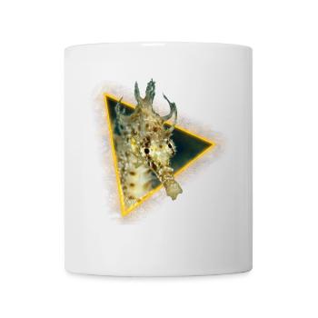 Seepferdchen im Dreieck - Tasse - Weiß - Vorne