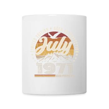 Juli 1971 Geschenk zum 54. Jahrestag Juli 1971 - Tasse - Weiß - Vorne