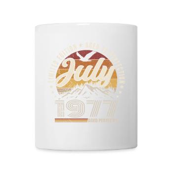 July 1977 48th Anniversary Gift July 1977 - Mug - white - Front