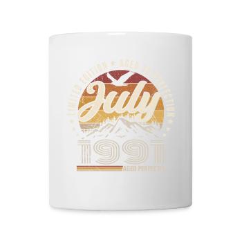 juillet 1991 Cadeau 34e Anniversaire juillet 1991 - Mug blanc - blanc - Devant