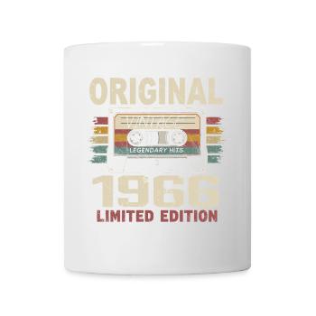 1966 Geburtstagsgeschenk 1966 Jahrgang 1966 Retro - Tasse - Weiß - Vorne