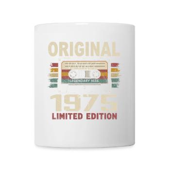 1975 Geburtstagsgeschenk 1975 Jahrgang 1975 Retro - Tasse - Weiß - Vorne