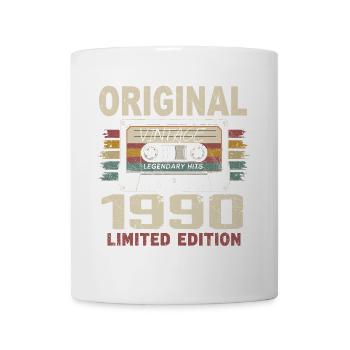 1990 Geburtstagsgeschenk 1990 Jahrgang 1990er Retro - Tasse - Weiß - Vorne