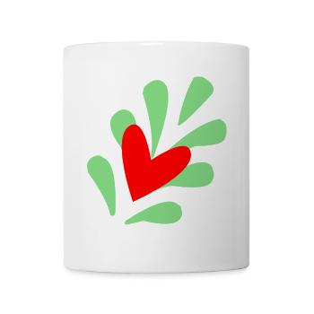 HEART. THANK YOU. MISTRESS. MASTER. THANK YOU MISTRESS. - Mug - white - Front