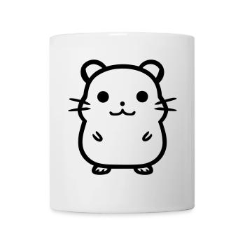 hamster - Mug blanc - blanc - Devant