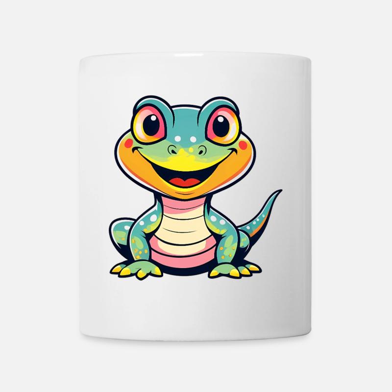 Cute Dino - Tasse - Weiß