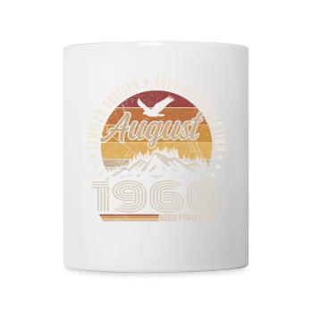 Août 1966 Retro Anniversaire août 1966 August 1966 - Mug blanc - blanc - Devant