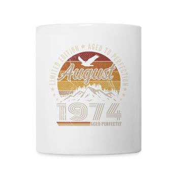 August 1974 Retro Anniversary August 1974 August 1974 - Mug - white - Front
