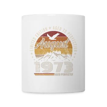 August 1973 Retro Anniversary August 1973 August 1973 - Mug - white - Front