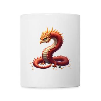 The golden serpent dragon. - Mug - white - Front