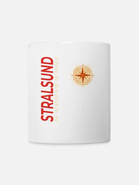 Stralsund - Tasse - Weiß