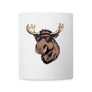 Elch - Tasse - Weiß - Vorne