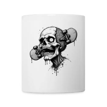 Skate Zombie - Tasse - Weiß - Vorne
