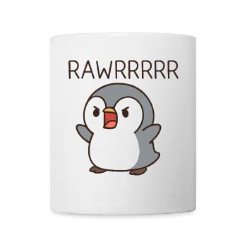 Cute Penguin Costume Roar Cartoon Chibi - Mug - white - Front