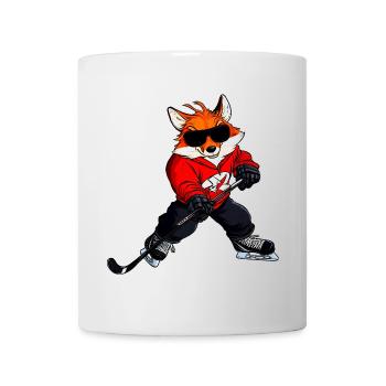 Eishockey Fuchs - Tasse - Weiß - Vorne