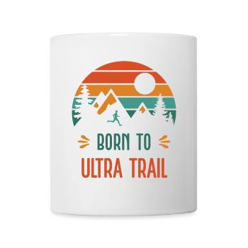 Né pour l’Ultra Trail - Mug blanc - blanc - Devant