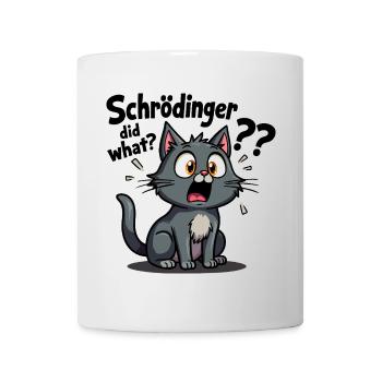 Schrödinger's cat - the nightmare of cute cats - Mug - white - Front