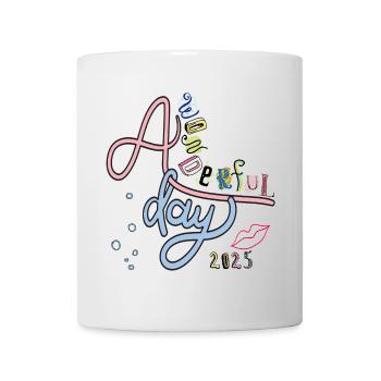 Merveilleuse journée 2025 - Mug blanc - blanc - Devant