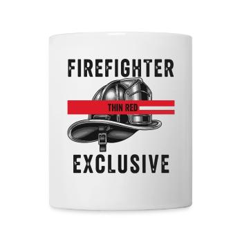 Firefighter Helmets Red Graphic Design - Mug - white - Front