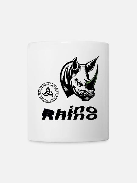 Rhinocéros - Mug blanc - blanc