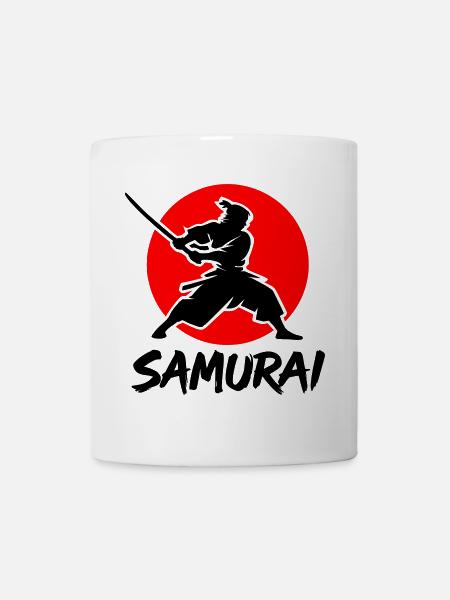 Samurai - Tasse - Weiß
