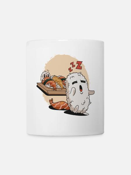 Schlaf-Sushi - Tasse - Weiß