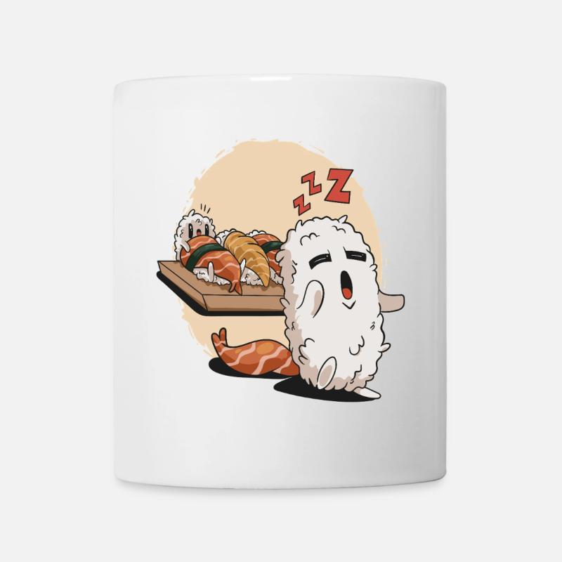 Sushi addormentato - Tazza - bianco