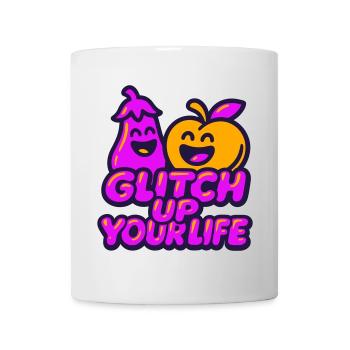 Glitch Up your Life 2 - Mug blanc - blanc - Devant