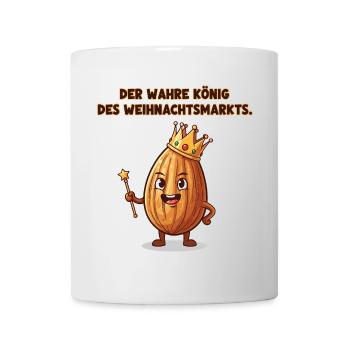 Le vrai roi du marché de Noël - Mug blanc - blanc - Devant