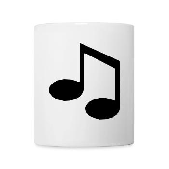 Musiknote - Tasse - Weiß - Vorne