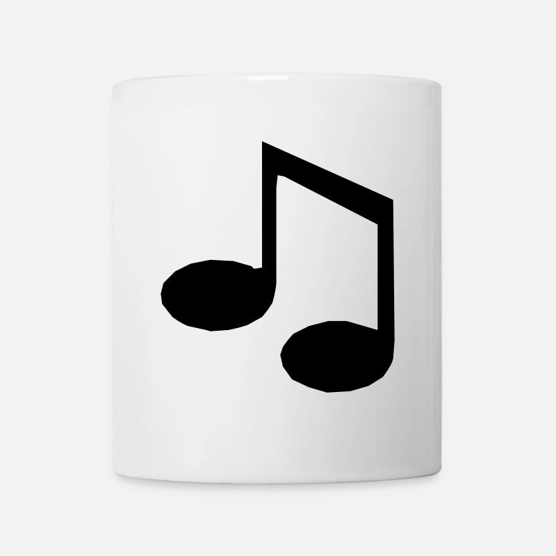 Music note - Mug - white