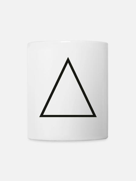 Triangle Überblick - Tasse - Weiß