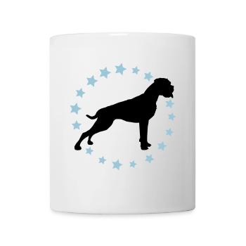 Boxer Sternenkreis 2 farb - Tasse - Weiß - Vorne