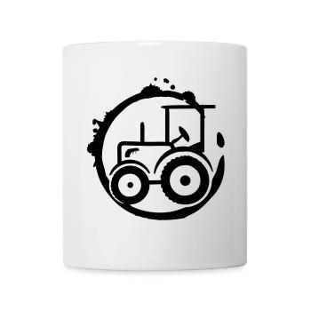 Traktor Patch Graffiti für Trecker Fans - Tasse - Weiß - Vorne