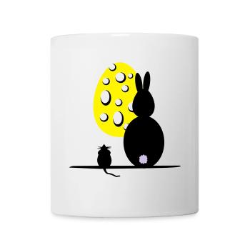 Mäuseosterei - Tasse - Weiß - Vorne