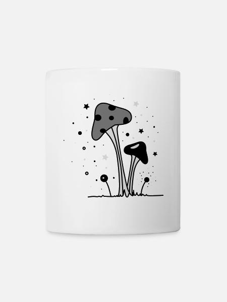 Zauber Pilze - Tasse - Weiß