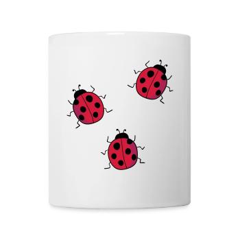 Marienkäfer - Tasse - Weiß - Vorne