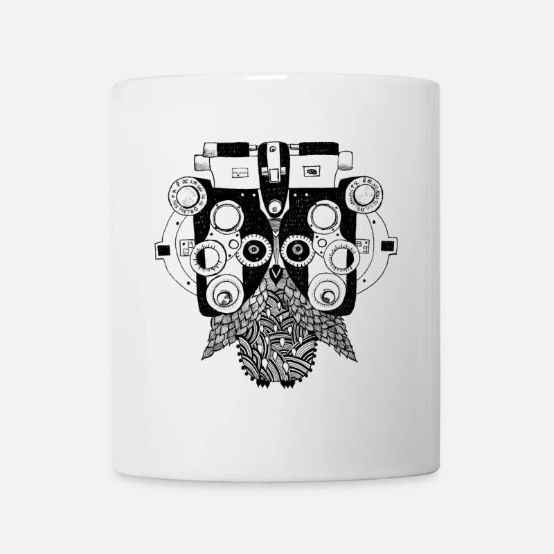 Phoropter owl - Mug blanc - blanc