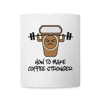 Kaffee - Tasse - Weiß - Vorne